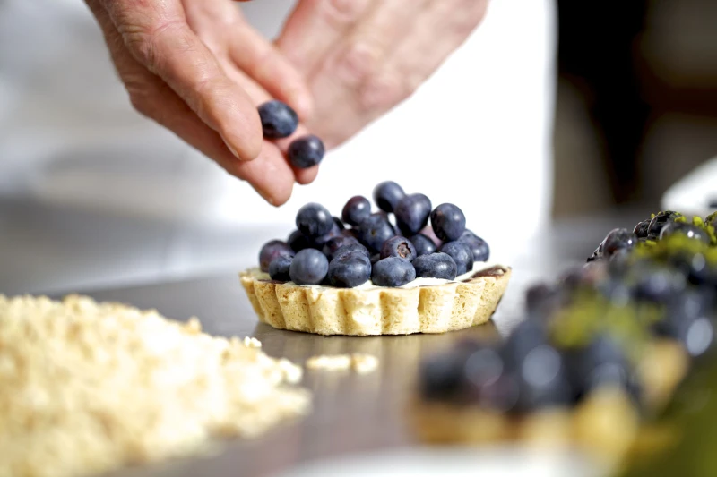 Blueberry tart