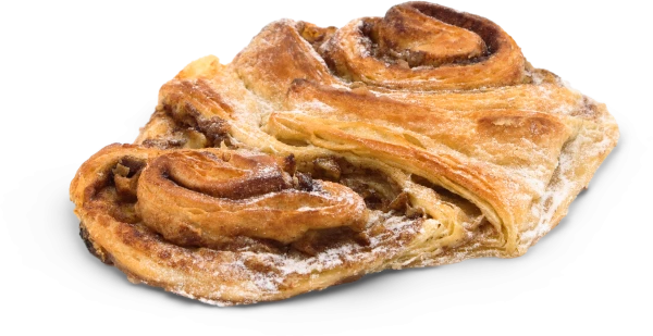 Franzbrötchen mit Apfel