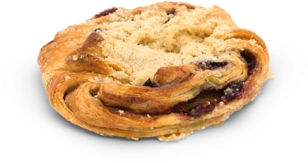 Franzbrötchen mit Pflaumen